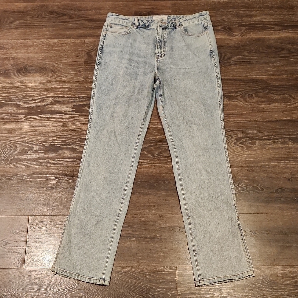 ❤️ NWOT! SOMETHING NAVY NINA HIGH RISE SLIM FIT SPLIT HEM JEANS, 14 (32) - Picture 6 of 12
